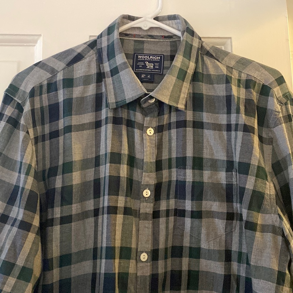 Woolrich men’s plaid shirt